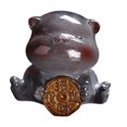 thumbnail image 2 of Escultura de gato para mascota de té, regalo para un amigo amante del té, animal pequeño coleccionable Estilo B, 2 of 9