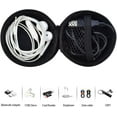 thumbnail image 2 of 5pcs Earphone Carrying Case,round Shape Carrying Hard Eva Case Storage Bag For Earbuds Earphone Headset,usb Cable, Bluetooth Or Wired Headset Earphone, 2 of 4
