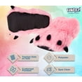 thumbnail image 4 of Silver Lilly Bear Paw Animal Slippers - Novelty House Shoe (Pink, X-Large), 4 of 6