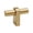 Beige, variant on Alno A2801-MB Vita Bella 1-3/4" Modern Smooth "T" Bar Cabinet Knob / Drawer Bar Knob -