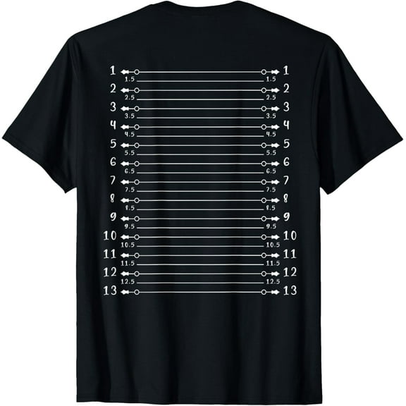 Hair Length Chart - Funny Hair Check T-Shirt