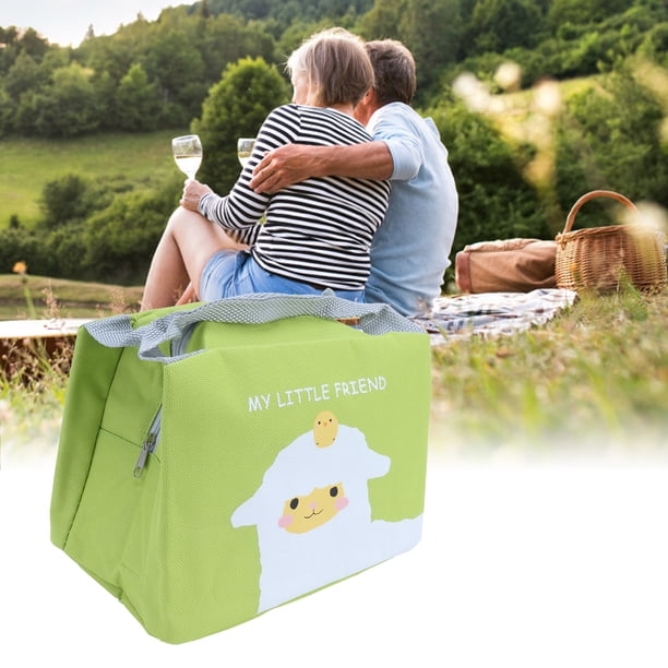 Fiambrera aislada, Bolsa de Almuerzo Portátil de Tela Oxford Con Dibujos Animados, Bolsa de Almuerzo aislada, Caja de Almacenamiento de Alimentos para El Hogar, Oficina, Picnic AL