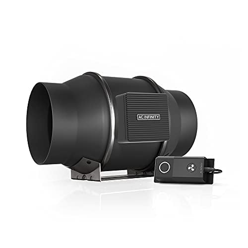 Ventilador de conducto en línea AC Infinity CLOUDLINE S6 con controlador de velocidad