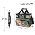 thumbnail image 3 of FORMRS Insulated Cooler Bag 24 Cans Capacity Soft Leakproof Lunch Box with Side Pockets, Pink and White Cat, 3 of 7