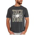 thumbnail image 4 of Camo Touchdown Football Shirt for Men Women & Teens Game Day Checkered Tailgate Graphic Tee Pepper Shirt Small, 4 of 7