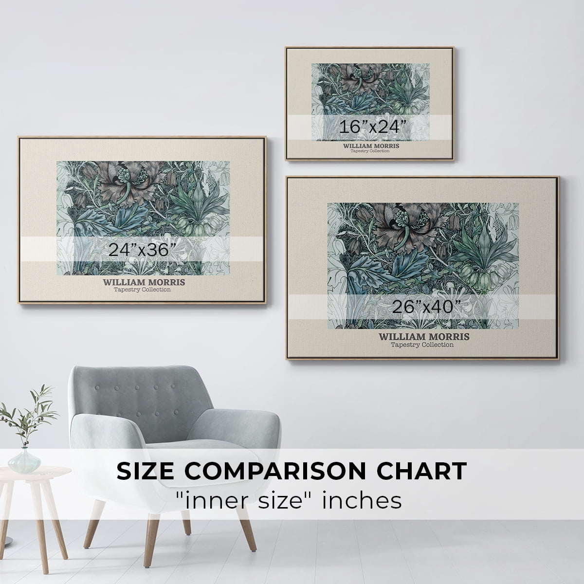 Vintage Abstract Print-XXXVII Framed in Natural Wood Wood Gallery Wrapped Canvas 27 in. x 41 in.