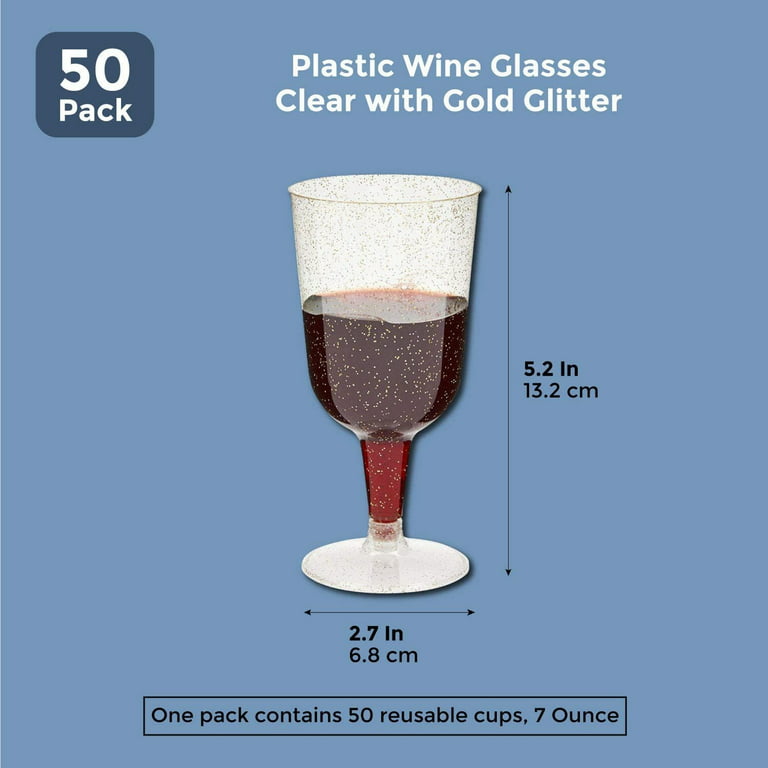 Tis The Season Wine Glass With Glitter Stem