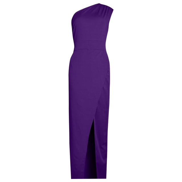 Vestidos de invitada de boda Prolriy para mujer, vestido de color sólido con personalidad, diseño simple y exquisito, adecuado para todas las ocasiones, vestidos largos para mujer 2024, vestidos de
