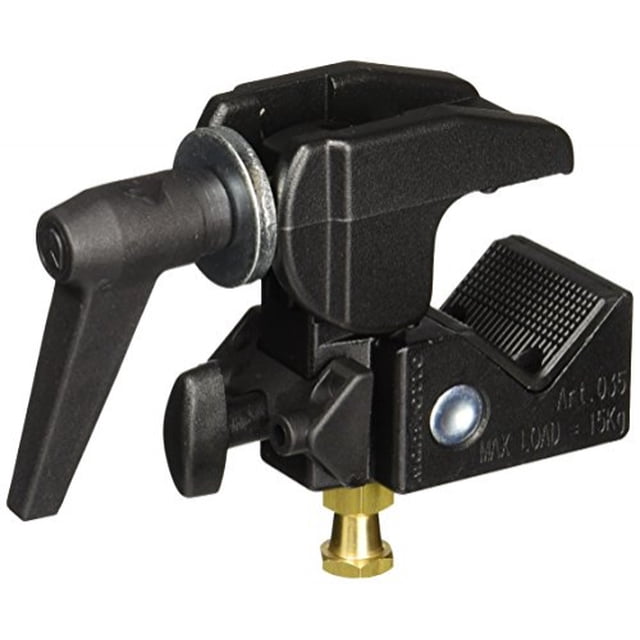 ManFrotto 035RL Super Clamp con 2908 Standard Stud - Reemplaza 2900 - Negro