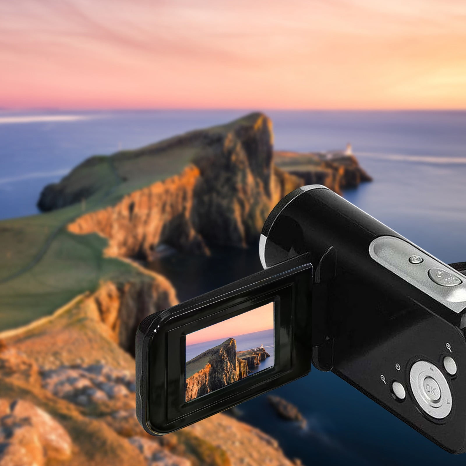 2025 Clearance, Video Camera Camcorder Digital Camera Recorder 1080P with 2.4 Inch Color Screen, 16MP 16X Zoom Anti Shake Camcorder Built in Battery