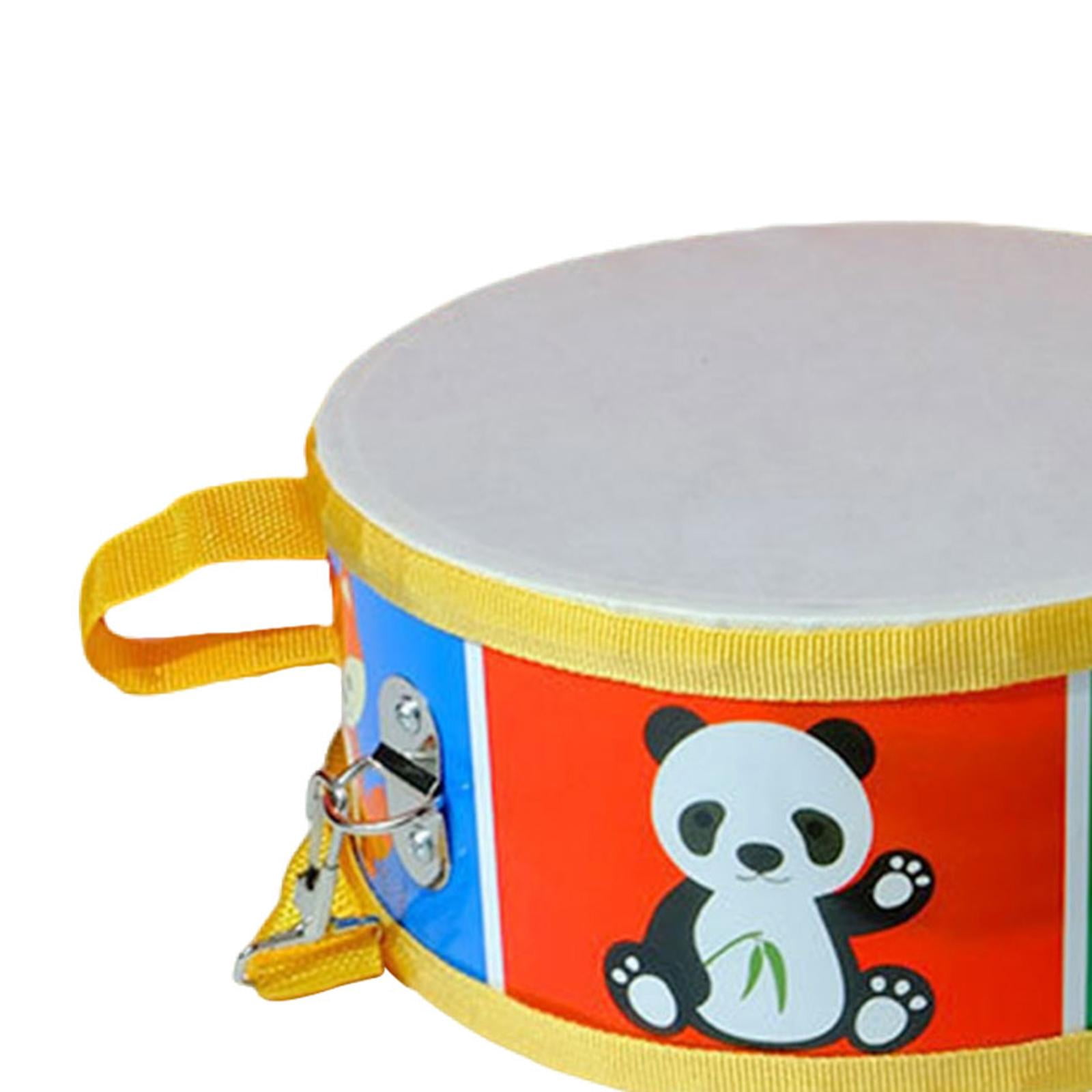 Snare Drum Percussion Instrument Music Drums 8 Inch Wooden Craftsmanship for Kids Beginners Musical Education