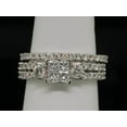 thumbnail image 6 of Ladies 14K White Gold Diamond Engagement Ring Wedding Band Bridal Set 2.00 Ct., 6 of 8