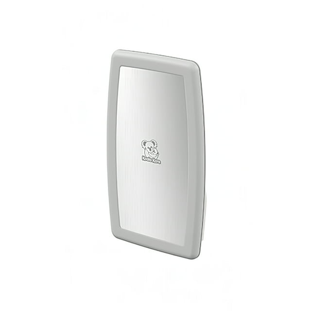 Koala Kare KB301-05SS Station à Langer Verticale Murale - Polypropylène, Acier Inoxydable/granit Blanc