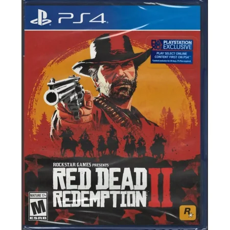 Red Dead Redemption 2 PS4 (Brand New Factory Sealed US Version) PlayStation 4,Pl