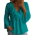 thumbnail image 3 of Vetsdori Womens Long Sleeve Hoodie Sweatshirts Zip Up with Pockets Color Block Raglan, 3 of 8