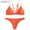 Orange, variant on ZAFUL for Women Back Strappy Padded Bathing Suit Shallow Pink L