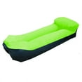 thumbnail image 1 of POINTERTECK 1 Pack 92.5” X 27.5” Pillow Inflatable Lounger Air Sofa With the Squared Headrest Waterproof Ripstop Nylon for Pool Float  Beach  Festival  Backyard and Outdoor Use  Lightweig, 1 of 7