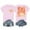 Pink, variant on LUOGENLI Female T-shirts for Womens Women's Summer Printed Round Neck Raglan Short Sleeve Casual Beach Style Top T Shirt (2) 4xl Womens T-shirts Graphic Tees St. Patrick's Day Purple XXL