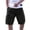 Camouflage Green-C2, variant on Men's Cargo Shorts with Multi-Pocket Elastic Waist Shorts Drawstring Ripstop Straight Leg Camo Cargo Shorts Casual Loose Fit Hiking Running Outdoor Joggers,Brown L