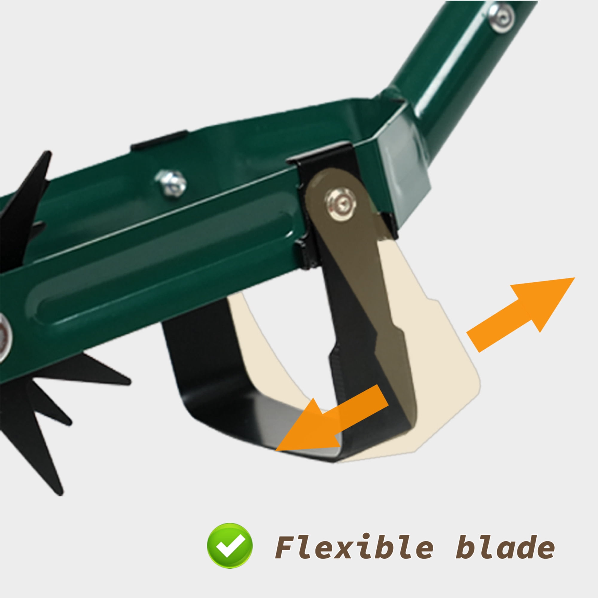 Ashfield & Harkness: 2-In-1 Rotary Cultivator & Weeder - Lawn & Garden Tool, 70" Adjustable Handle Rolling Tiller, Soil Loosening, Sturdy Tines-Blade
