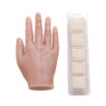 thumbnail image 2 of Maniquí de práctica de entrenamiento de arte de uñas de silicona, modelo de maniquí de mano, manicura de uñas flexible Sin titular 03 Yuyangstore Manos de práctica de uñas, 2 of 8