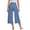 BU1, variant on Conairie Women Linen Capri Pants Solid High Waisted Casual Palazzo Pants Wide Leg Loose Vacation Beach Pants Outfits With Pockets GY2 S