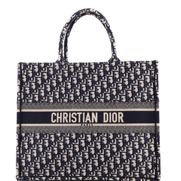 Pre-Owned Book Tote Oblique Canvas Large By Rebag