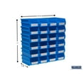 thumbnail image 2 of Triton Products® LocBin 7-3/8"L x 4-1/8"W x 3"H Stacking, Hanging, Interlocking Polypropylene Bins, 24ct, 2 of 7