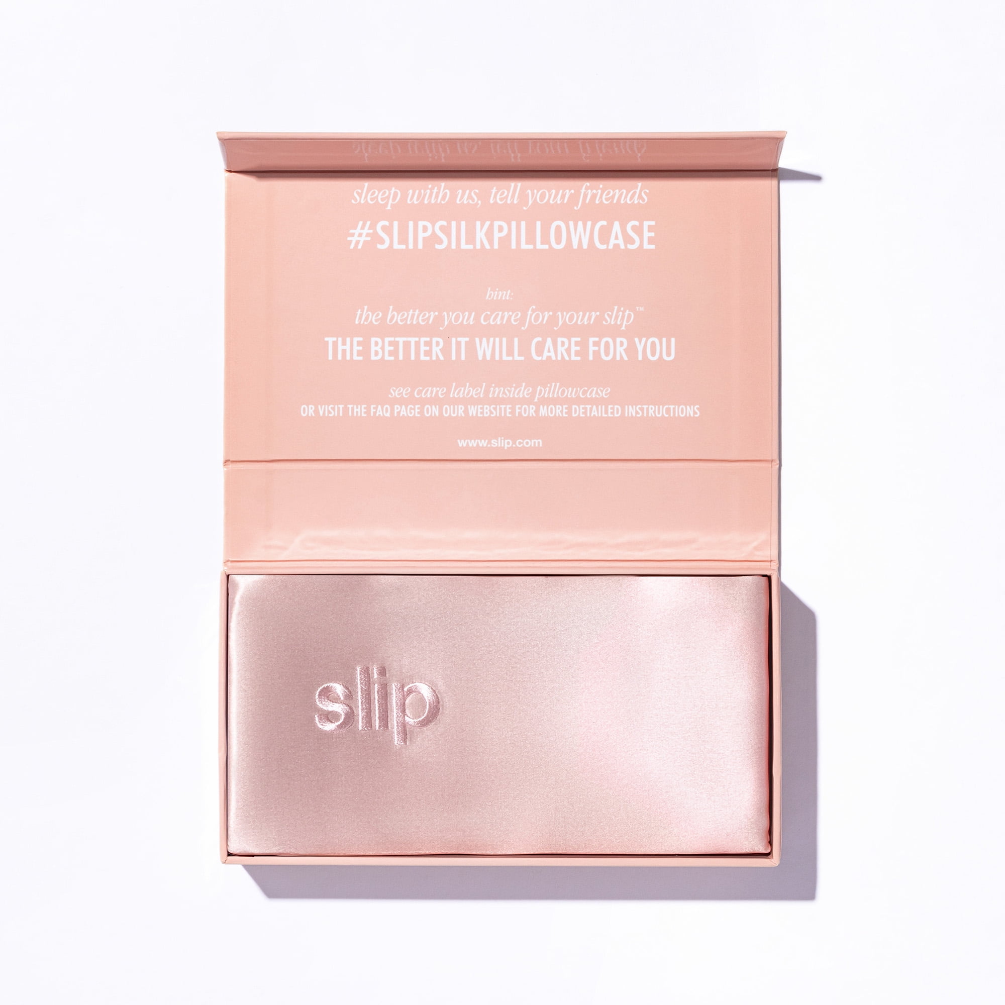 Slip - King Silk Pillowcase Pink (51 x 91cm )
