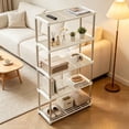 thumbnail image 4 of Storage Rack Floor Standing Shelf, Multi-Tier Organizer for Kitchen Pantry Bathroom Office, Space Saving Shelving Unit with Sturdy Construction for Home Organization, 4 of 7