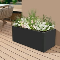 Multi-Functional Privacy Screen Panel with Stand, Outdoor Decorative Divider for Garden Balcony Patio, Freestanding, Brown, 1PC