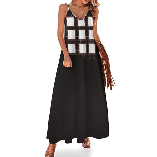 TEEZMINDED GRAPHIC TEES Vestido sin mangas Vestidos de noche para mujer Ropa de mujer Ropa de mujer Corea Vestido elegante para mujer