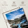 thumbnail image 6 of Elephant Stock Frosty Waterfall Wall Art - Vertical Multi Panel Canvas - Hallway Wall Decor - Nature Multi Panel - Blue And Turquoise Decor By Lucas Moore - 32" x 50", 6 of 8