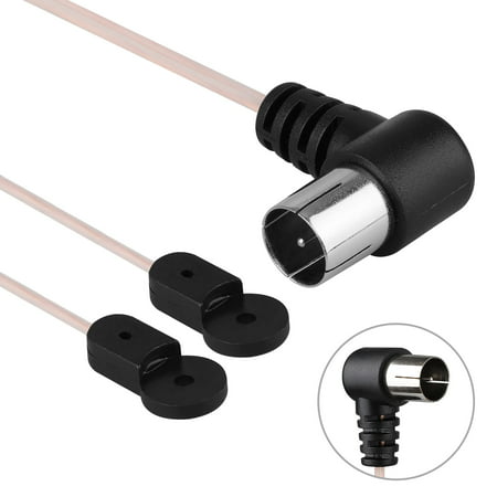 EEEkit FM Antenna 75 Ohm F Type Dipole Antenna Male F Connector for YAMAHA JVC SONY BOSES Radio Stereo ReceiverAntenna (Best Antenna For Bose Wave Radio)