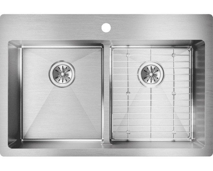 Photo 1 of 33X22X9 18GA 2B DM KITC SINK KIT SS