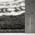 thumbnail image 4 of Mainstays 9'X12' Charcoal Gray Medallion Shag Indoor Area Rug, 4 of 7