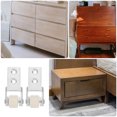 thumbnail image 4 of Shisuyan 2 Pcs Roue de Poulie de Porte Coulissante Silencieuse Matériel de Porte d'Armoire Tables à Manger Roues de Réparation de Porte de Placard Remplacement, 4 of 9