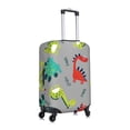 thumbnail image 3 of Xecao Cute Dinosaur print Elastic Luggage Cover, with double-sided print , is perfect for travel, business, and daily use, 3 of 9