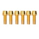 thumbnail image 1 of Greeniant Pack de 6 tornillos para potencia de bicicleta, tornillos de acero inoxidable para elevador de manillar, rojo M6 Type10 NO10, 1 of 6
