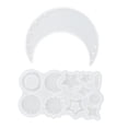 thumbnail image 2 of Wind Chimes Resin , Reusable Elastic Moon Silicone Epoxy  Keychain Earring Home Decoration, 2 of 8