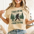 thumbnail image 3 of Retro Bigfoot Dad Shirt, A Dad Like Me Is Hard To Find T-Shirt, Men's And Women's Graphic Tee 100% Cotton by TBun, Full Sizes S-5XL, 3 of 5