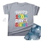 thumbnail image 3 of Camiseta de Profesor de Mujeres, 100 Días Feliz de la Escuela Imprimir Carta de Manga Corta para el Uso Casual Y de Fiesta, la Enseñanza Tee de Moda Temática, 3 of 4