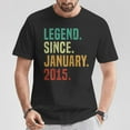 thumbnail image 2 of 10 Years Old Legend Since January 2015 T-Shirt – 10th Birthday Shirt for Kids, Born in 2015 Milestone Tee, Fun Birthday Celebration Gift for Boys and Girls, 2 of 3