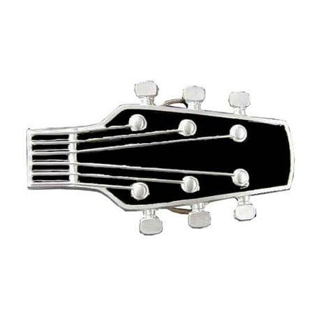 Les Paul Guitar Head Novelty Belt Buckle (Best Strap For Les Paul)