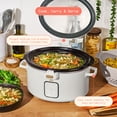 thumbnail image 3 of Beautiful by Drew Barrymore 4 Qt Digital Slow Cooker with Hinged Locking Lid, 3 of 7