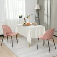 thumbnail image 3 of Gymax Upholstered Velvet Dining Chair Set, Kids, Pink (Set of 2), 3 of 9