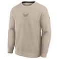 thumbnail image 4 of Men's Fanatics Tan Washington Capitals Authentic Pro Road Tri-Blend Sweatshirt, 4 of 5