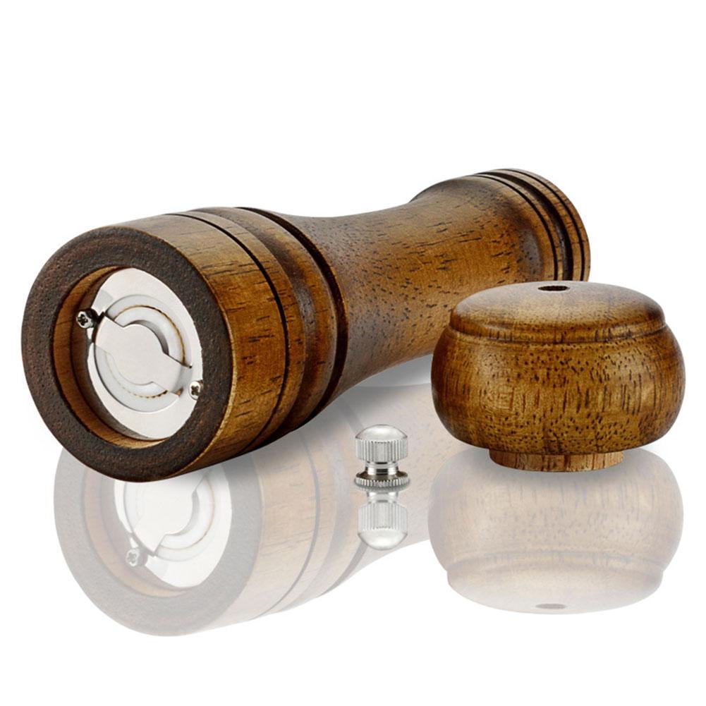 5/8/10inch Manual Oak Wooden Salt Mill Pepper Spice Grinder Seasoning Cooking Tools