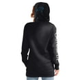 thumbnail image 2 of Women's G-III 4Her by Carl Banks Black Carolina Panthers Extra Inning Pullover Hoodie, 2 of 2