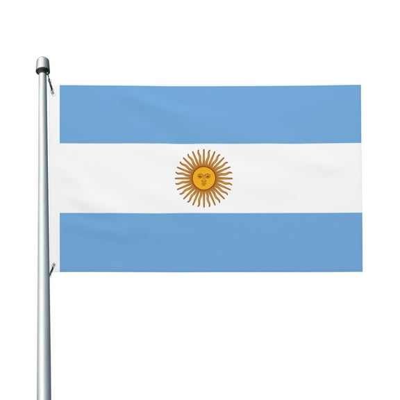 Flag Of Argentina Flags 3 X 5 Foot Printed Bright And Vivid Colors Flag With Two Grommets